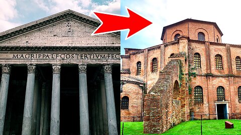 How did Architecture change in the late Roman Empire?