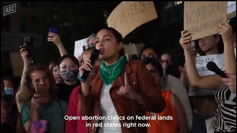 AOC Calls On Red States To Open Abortion Clinics On Federal Land