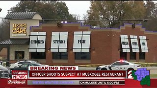 Officer shoots, kills suspect at Muskogee restaurant