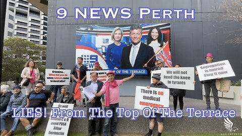 9 NEWS PERTH, LIES ! From the top of the terrace