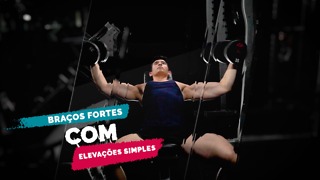 Braços fortes com estas simples elevações com halter.