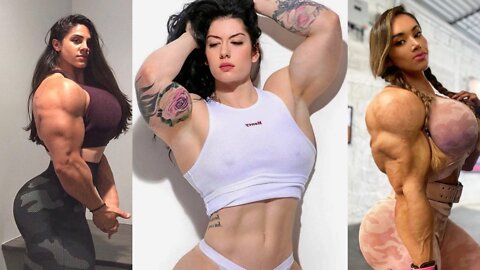 Incredible Muscle Girls! Just How Strong Are They | Big Biceps | FBB | 4K