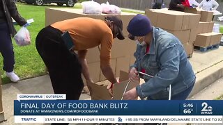 Final day of food bank blitz