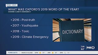 What was Oxfords 2019 word of the year?