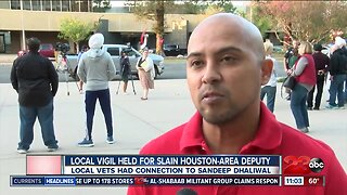 Vigil held for slain Houston-area deputy