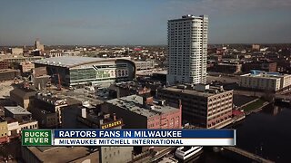 Fans from Canada ready to cheer on Raptors while in Milwaukee for game 1