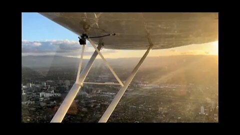 Cessna 140 Fight around San Jose