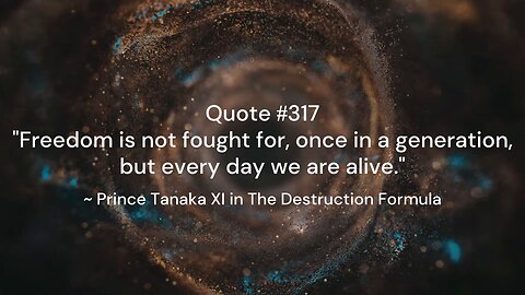 Quote #316-320 & More Insight: Prince Tanaka XI