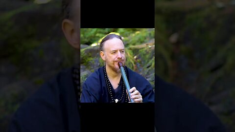 SuiZen * Shakuhachi Japanese Flute Meditation by a Sacred Stream and Waterfall with White Gold Eagle