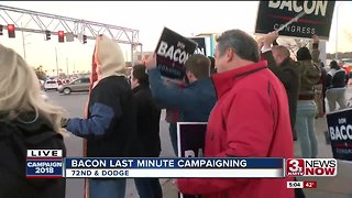 Don Bacon makes final push for votes