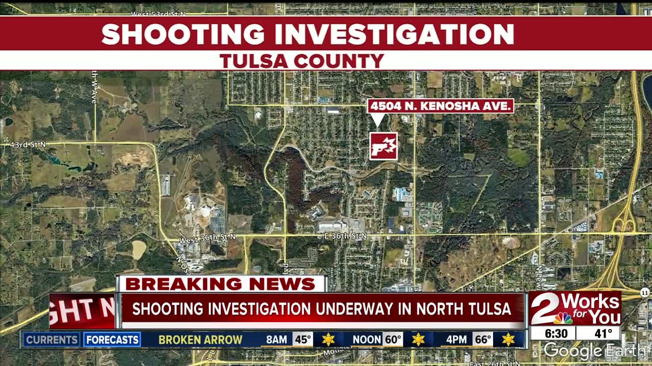 Shooting Investigation Underway in North Tulsa