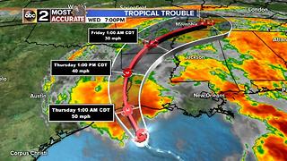 Tropical Storm Cindy Update