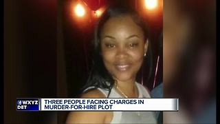 Three people facing charges in murder-for-hire plot
