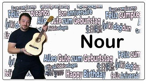 Happy Birthday Nour - Happy Birthday to You Nour #shorts