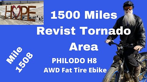 Philodo H8 1500 Mile Review & Ride Through Mayfield Tornado Area 2 1/2 Yeas Post #Tornado