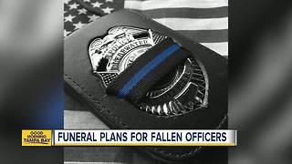 Funeral plans for fallen officers