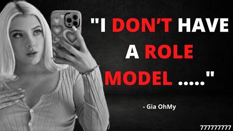 Gia OhMy: The Unconventional Wisdom You Need To Hear. Actress & Model Quotes.