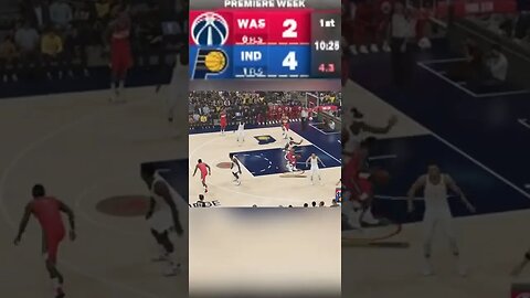 PUSHING THE PACE | NBA 2K23 Gameplay | Wizards MyNBA Eras TikToks Shorts (Y1G1 @ Pacers)