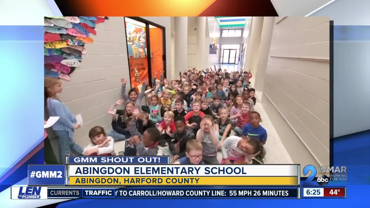 Good morning from Abingdon Elementary School!