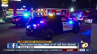 Police investigate hit-and-run crashes in Chula Vista