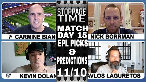 ⚽ Premier League Match Day 15 Betting Preview | EPL Picks and Predictions | Stoppage Time Nov 12-13