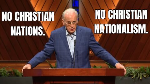 John MacArthur REJECTS Christian Nations???