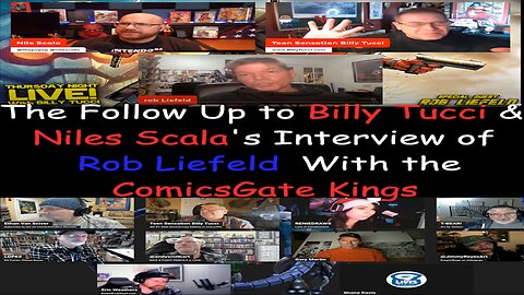 The Follow Up to Billy Tucci and Niles Scala's Interview of Rob Liefeld