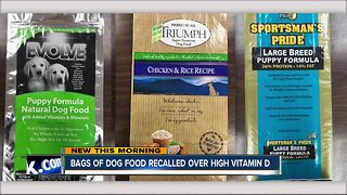 Dog food recalled over high Vitamin D