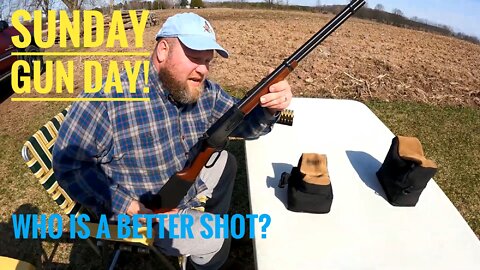 Sunday Gun Day: Having A Little Fun Shooting Different Guns! A Friend Brings Over A Few To Shoot!