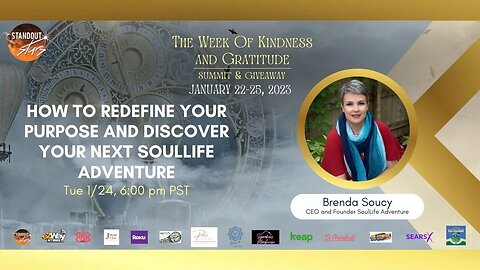 Brenda Soucy How to Redefine your Purpose and Discover Your Next SoulLife Adventure