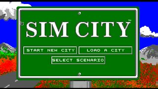 SimCity 1989 on DOSBox