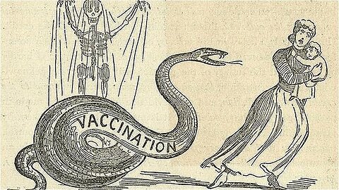 1892 Cartoon from an anti-vaccination publication