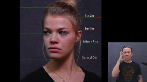 Portrait Drawing Lesson: Thirds of the Face