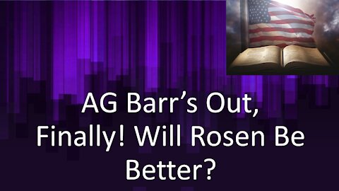 AG Barr's Out, Finally!