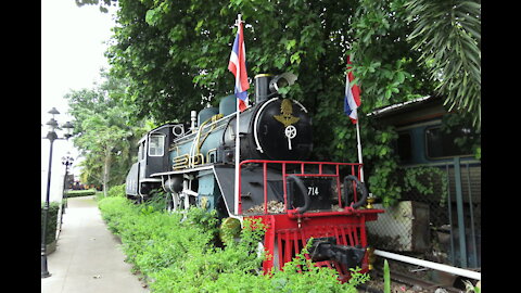 Former JNR Locomotive on display