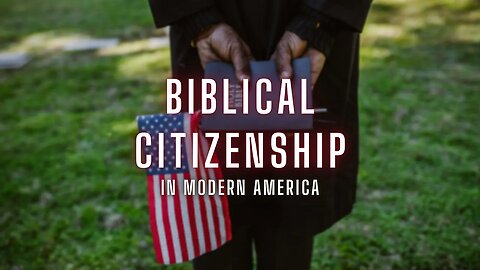Register For our FREE Biblical Citizenship Class!