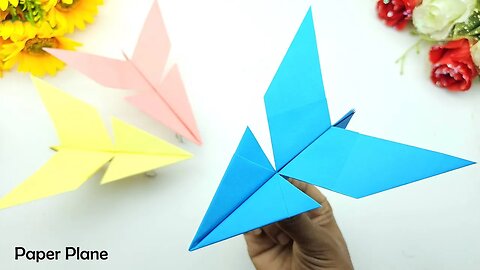 How to Make a Paper Airplane | Origami Plane Making | Easy Paper Crafts Step by Step