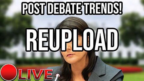 Live Discussion On Post Debate Polling And Trends! [REUPLOAD]