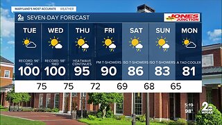 WMAR-2 News Ally Blake Monday weather