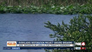 Everglades restoration project ground breaking planned in LaBelle Friday