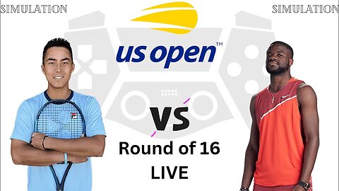 Rinky Hijikata vs Frances Tiafoe | US Open Tennis Championship 2023 | Round of 16 Live Simulation