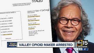 Valley opioid maker arrested for bribing doctors