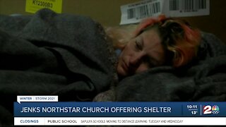 Jenks NorthStar Church offering shelter