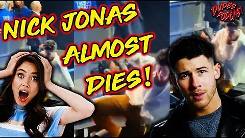 Dudes Podcast (Excerpt) - Nick Jonas Close Call with DEATH!