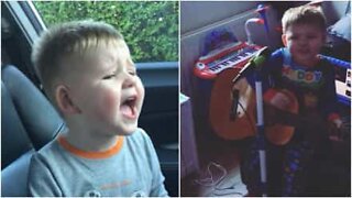 En liten Ed Sheeran: søtt barn synger sangene til idolet sitt