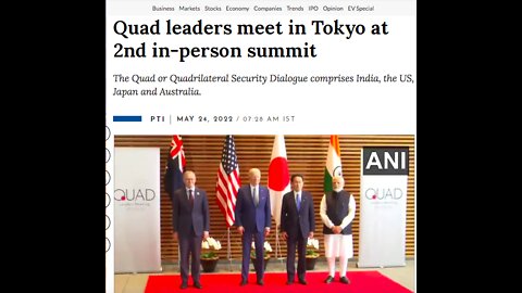 Listen to Shinzo Abe in his own words. Is the "QUAD" why he was assassinated?