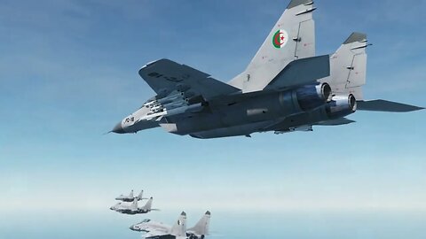 أسطورة المعارك الجوية ميغ 29 الروسية و القوات الجوية الجزائرية . دي سي أس وورلد أفتر إفكتس 2023