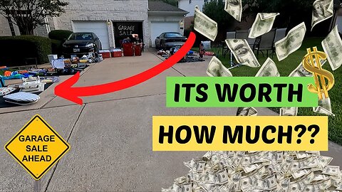 This GARAGE SALE DEAL had me SHAKING! (Literally)