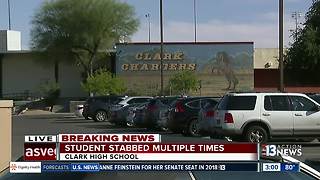 Stabbing at Clark High School: female student stabbed by another female student