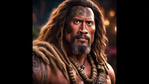 Dwayne Johnson The Rock In Moana live action Movie 2025 - A Art